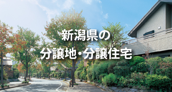 新潟県の分譲地